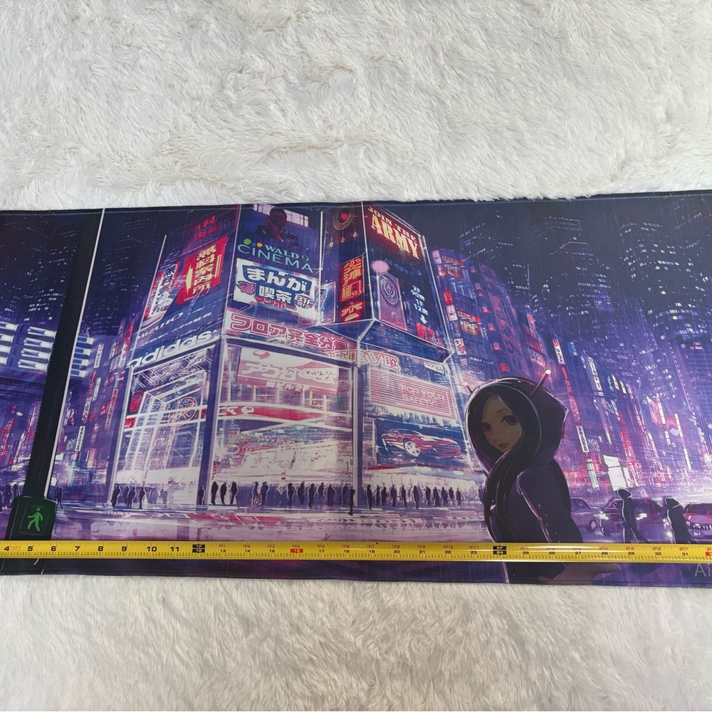 Anime Cityscape Canvas Art